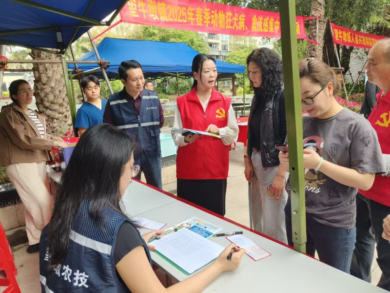 望牛墩：党建引领筑防线 春季防疫保安全