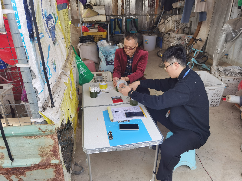 谢岗开展蔬菜专项抽检工作