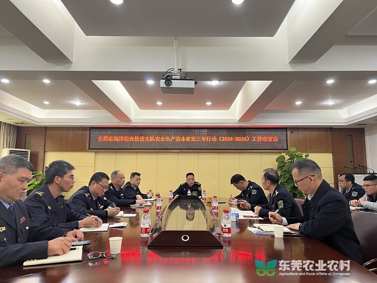 市海洋综合执法支队召开渔船渔港安全生产治本攻坚三年行动工作部署会