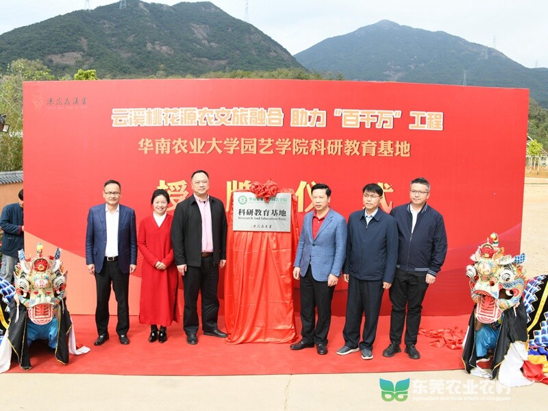 “百千万工程”搭鹊桥，华南农大联姻云溪桃花源