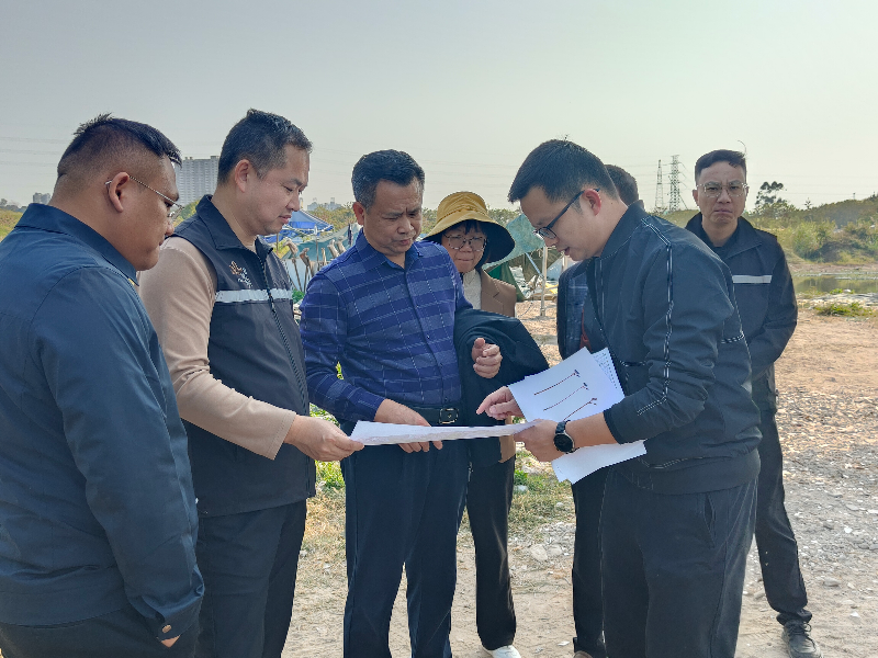 茶山镇委调研美丽田园建设情况及督导耕地复种管理工作