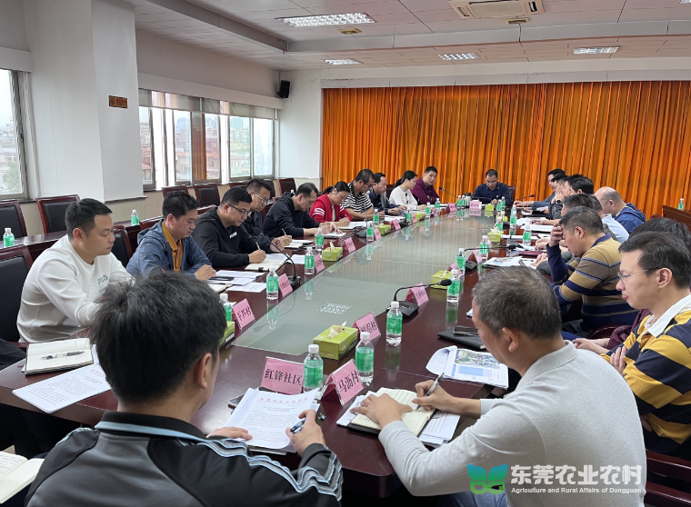 中堂镇召开全镇乡村绿化工作推进会议