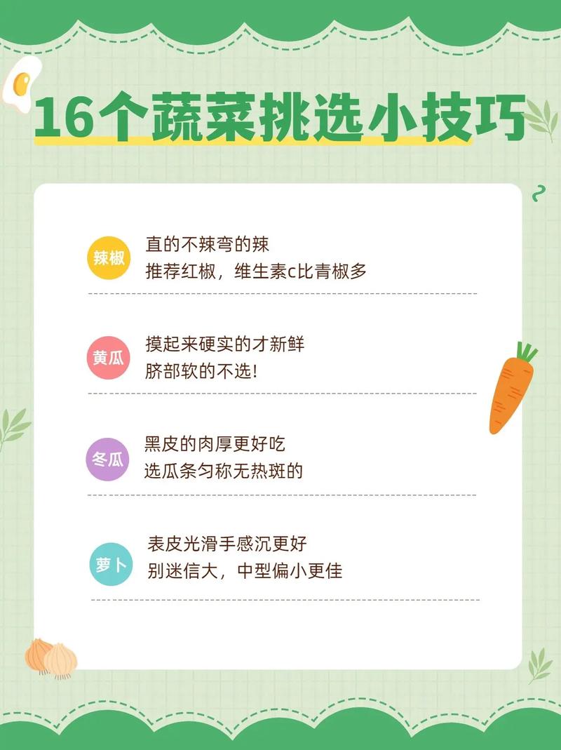蔬菜挑选小技巧：告别买菜被坑