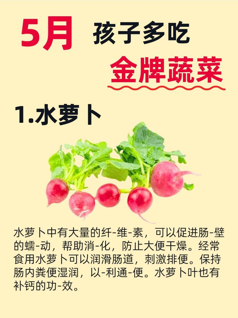 夏季孩子的金牌蔬菜推荐
