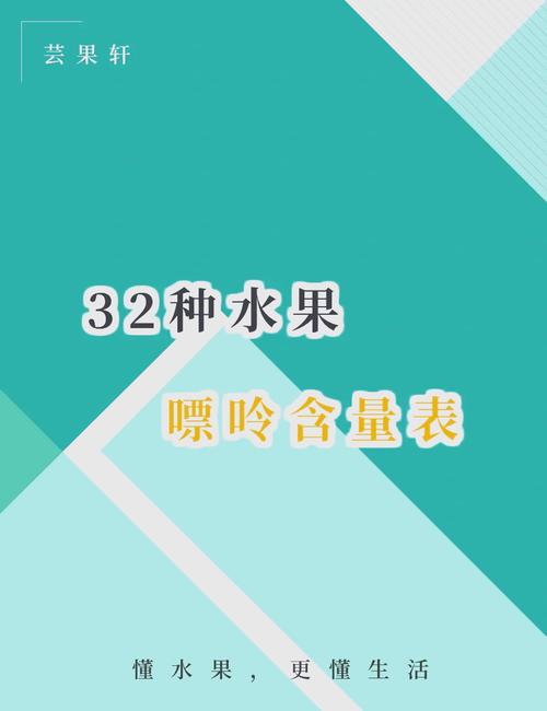 水果嘌呤含量揭秘：开启健康饮食新篇